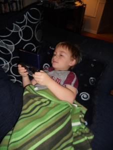 My small one and his small screen